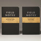 Field Notes Pitch Black Notebook - Ruled (2-Pack)