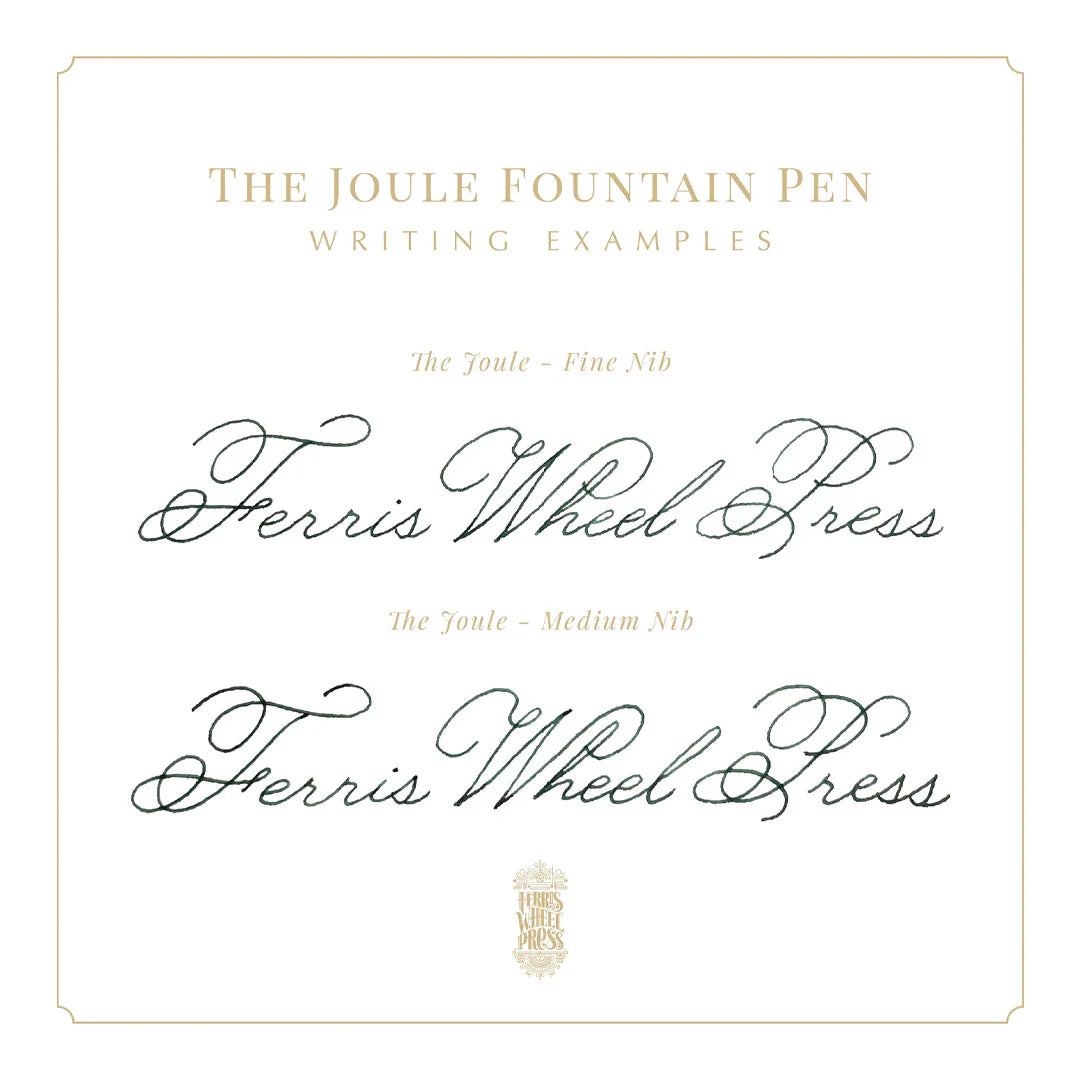 Ferris Wheel Press The Joule Fountain Pen - Blue Revelry (2025 Limited Edition)
