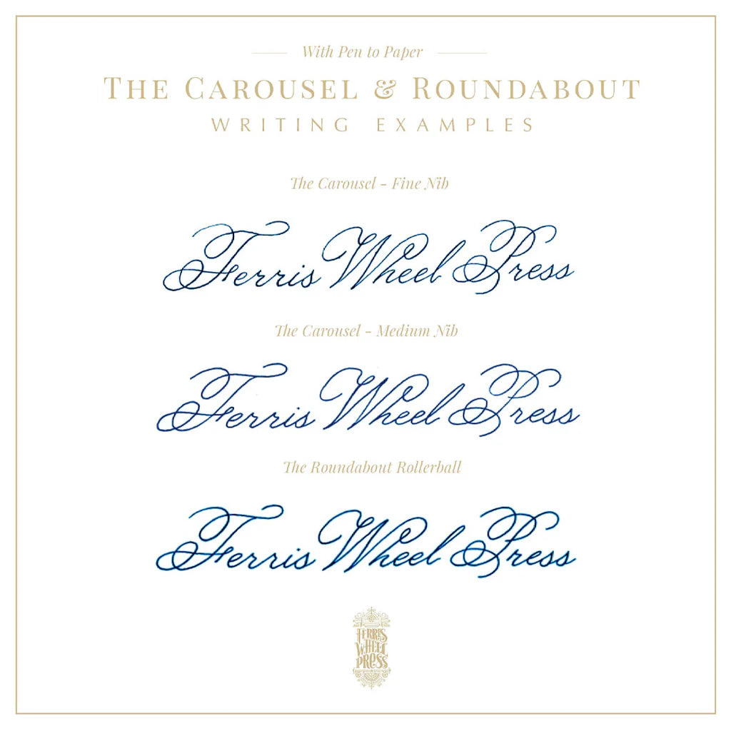 Ferris Wheel Press The Carousel Roundabout Rollerball Pen - Granite Guardians