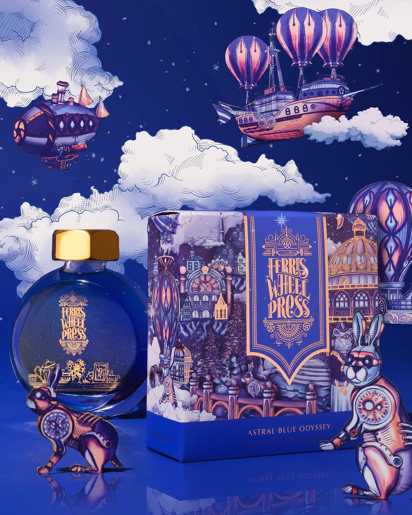 Ferris Wheel Press Astral Blue Odyssey (38ml) Bottled Ink