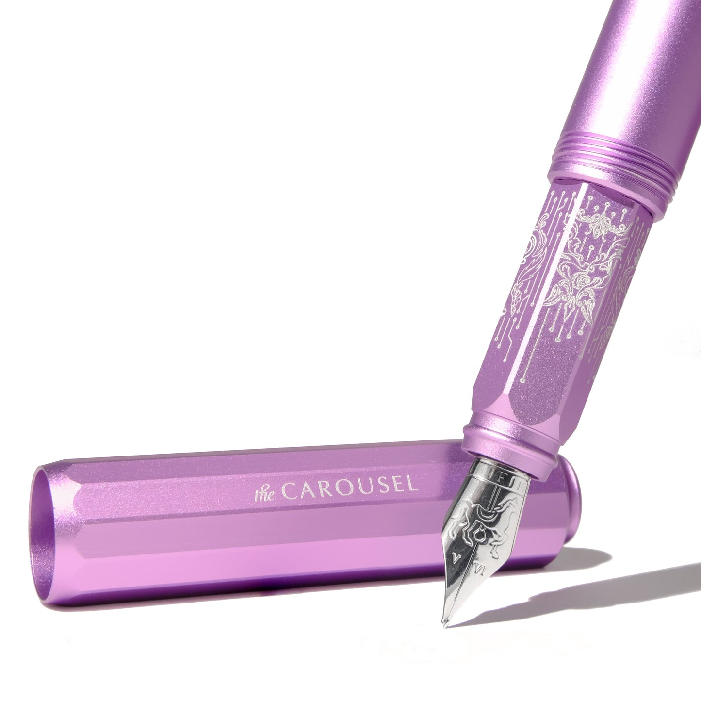 Ferris Wheel Press The Carousel Aluminum Fountain Pen - Aurorealis (Limited Edition)