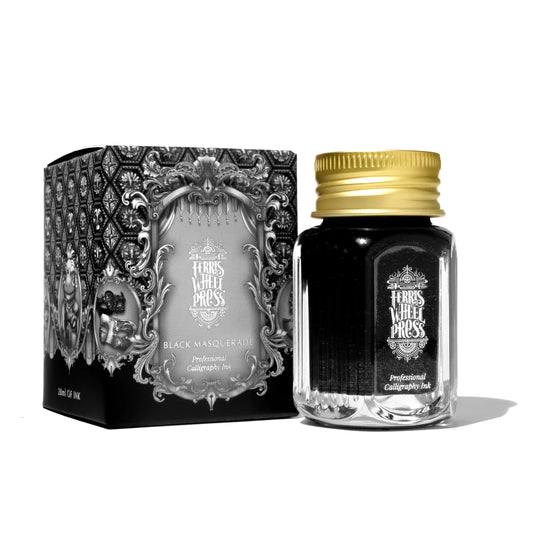 Ferris Wheel Press Black Masquerade Calligraphy (28ml) Bottled Ink