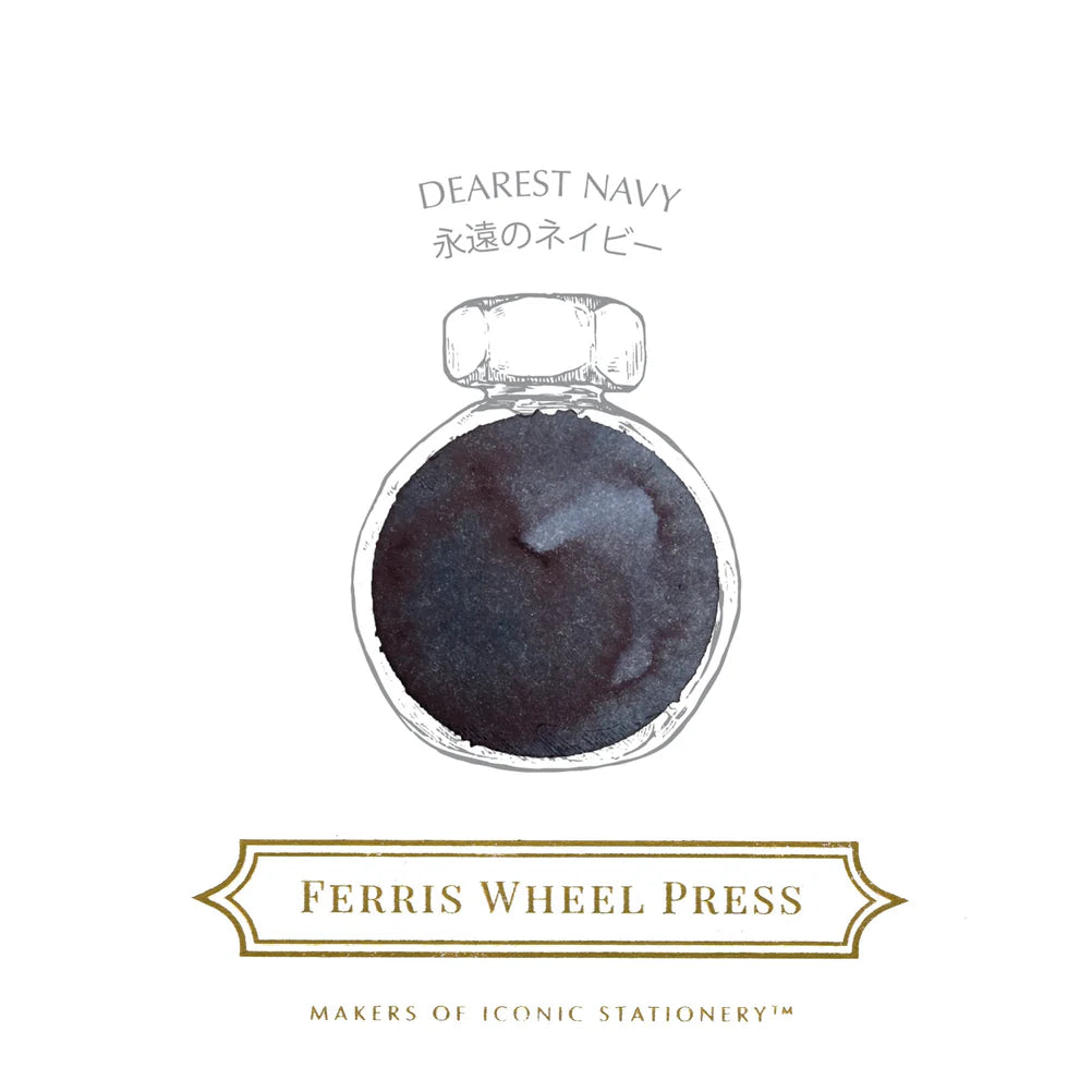 Ferris Wheel Press Dearest Navy (10ml) Bottled Ink