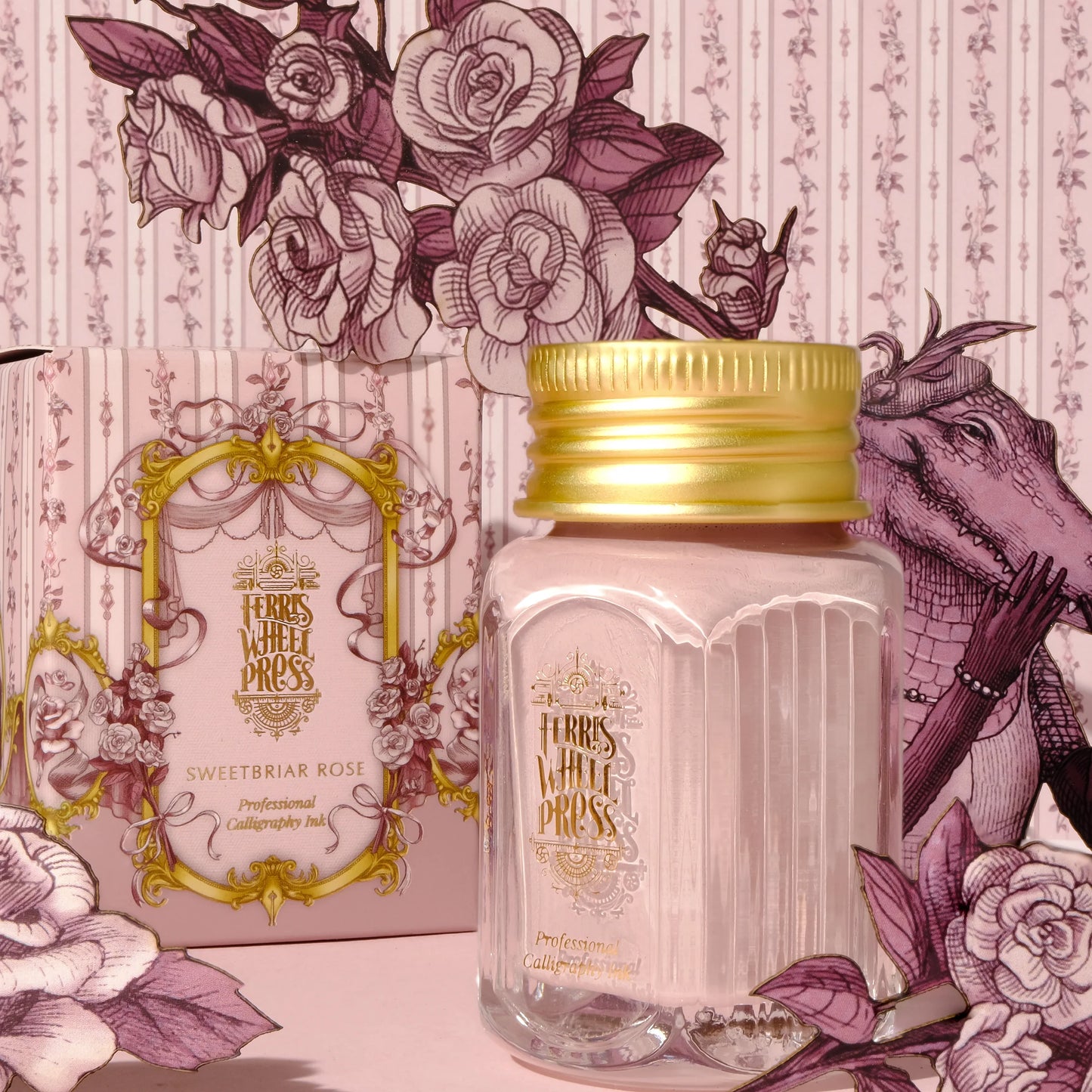 Ferris Wheel Press Sweetbriar Rose Calligraphy (28ml) Bottled Ink