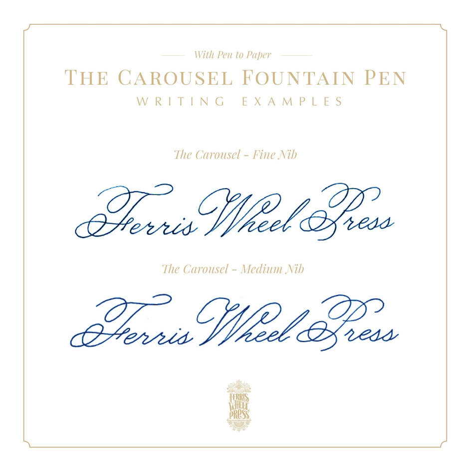 Ferris Wheel Press The Carousel Aluminum Fountain Pen - Aurorealis (Limited Edition)