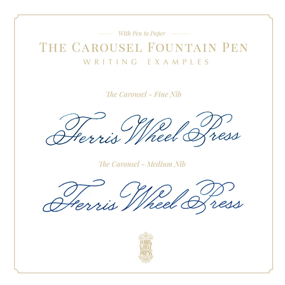 Ferris Wheel Press The Carousel Aluminum Fountain Pen - Harlequin Dream (Limited Edition)