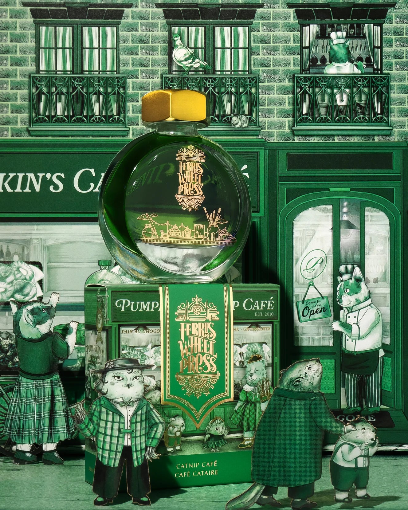Ferris Wheel Press (38ml) Bottled Ink - Catnip Cafe