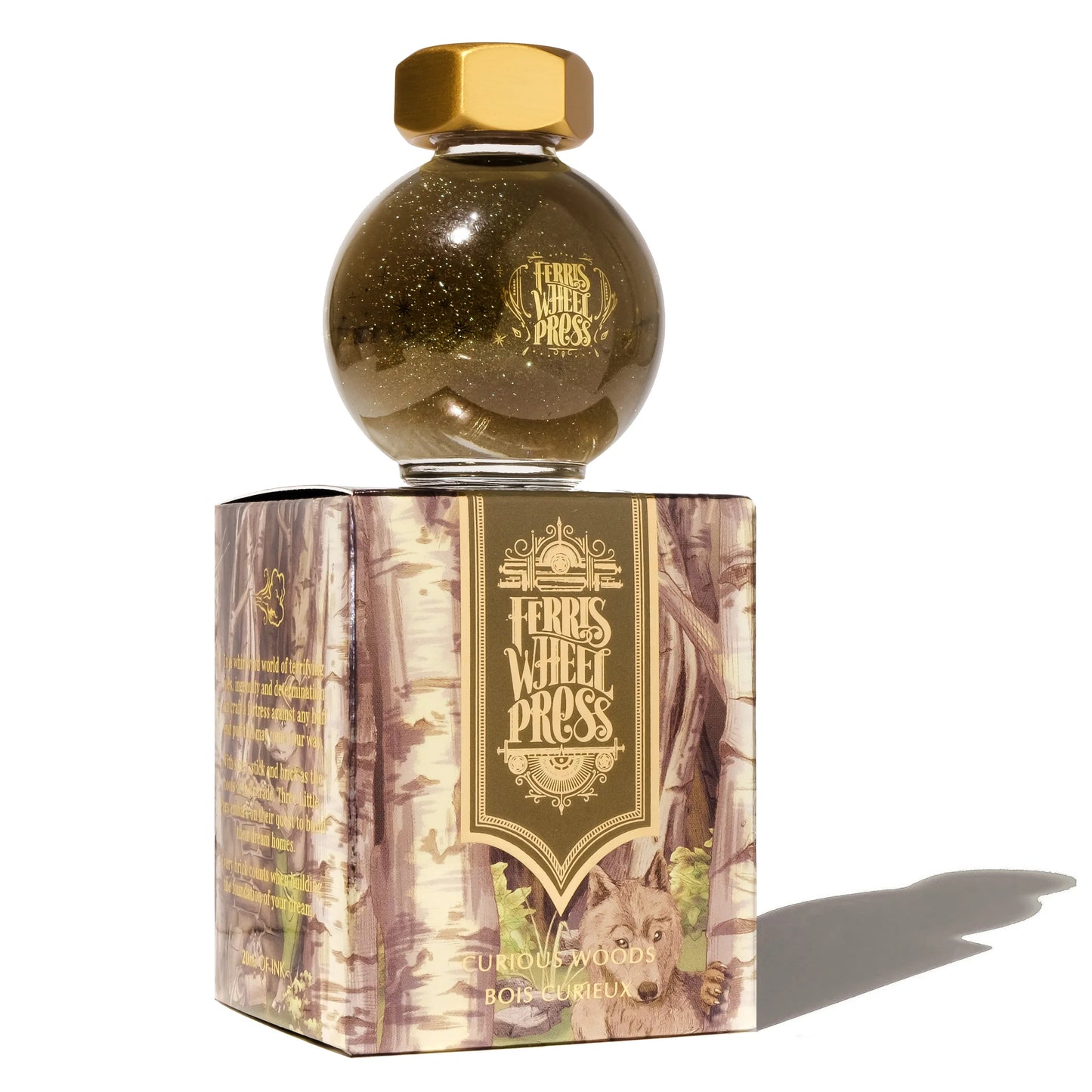 Ferris Wheel Press Curious Woods Bottled Ink (The Three Little Pigs)