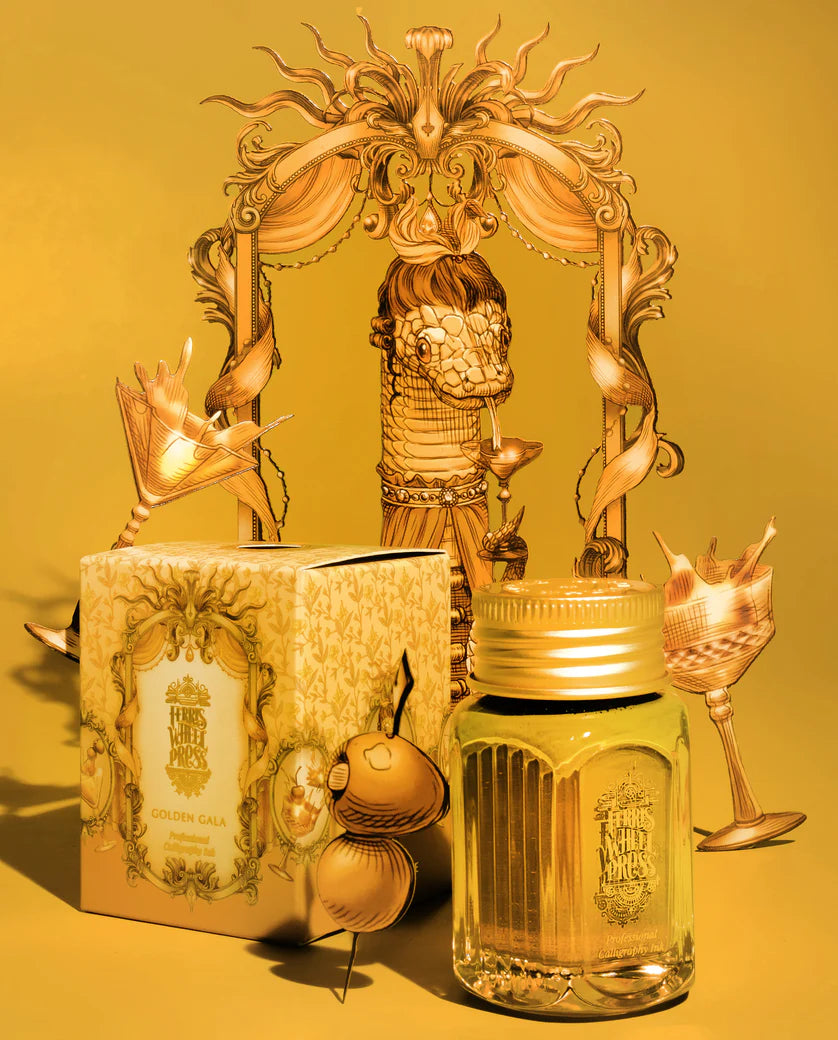 Ferris Wheel Press Golden Gala Calligraphy (28ml) Bottled Ink