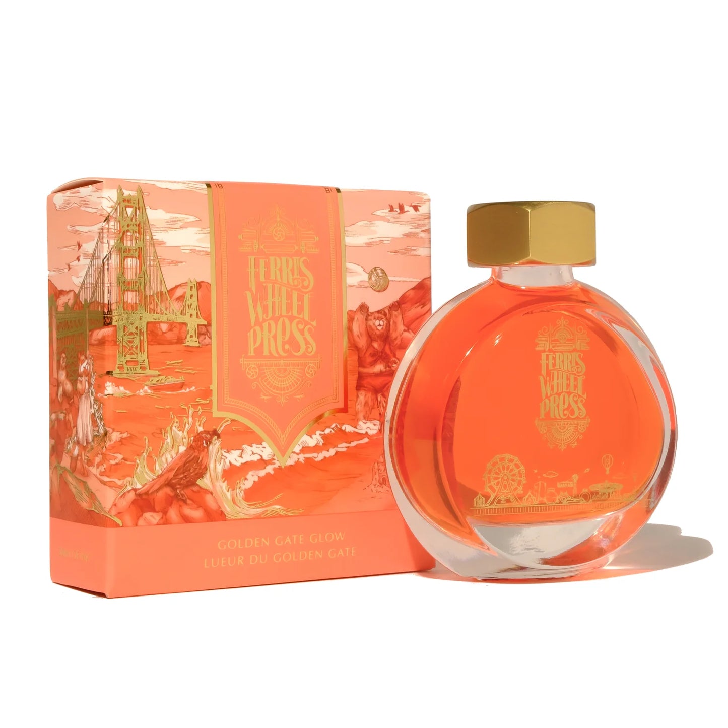 Ferris Wheel Press Golden Gate Glow (38ml) Bottled Ink
