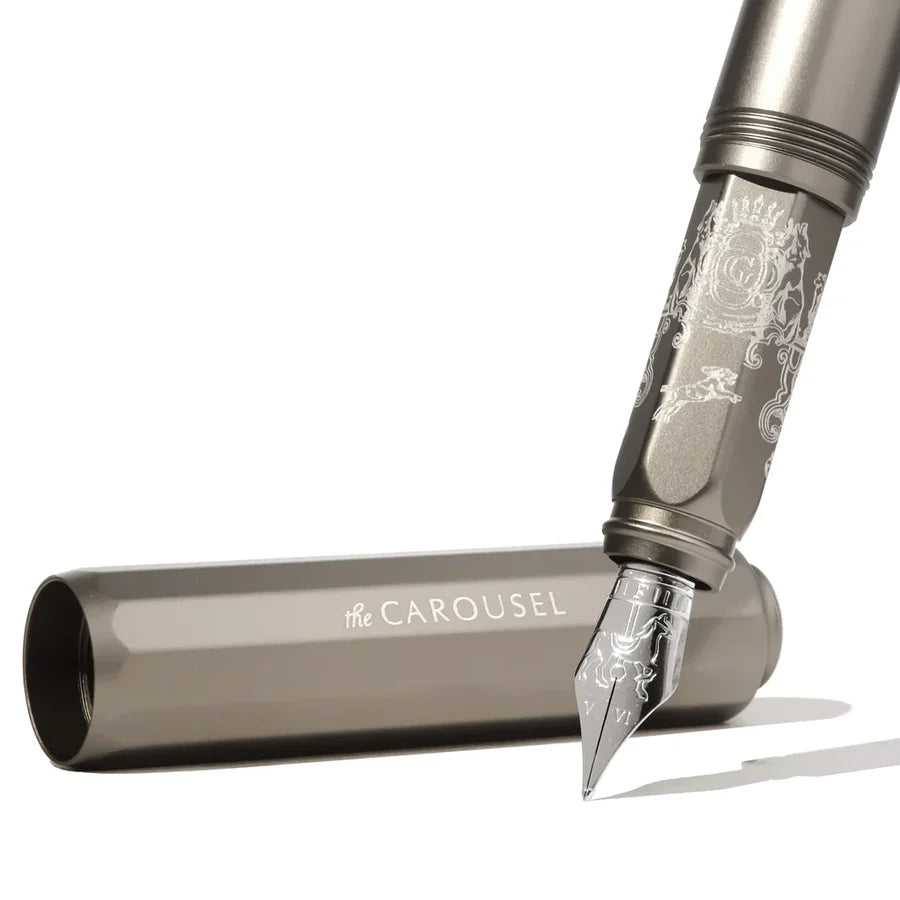 Ferris Wheel Press The Carousel Aluminum Fountain Pen - Highland Smoke