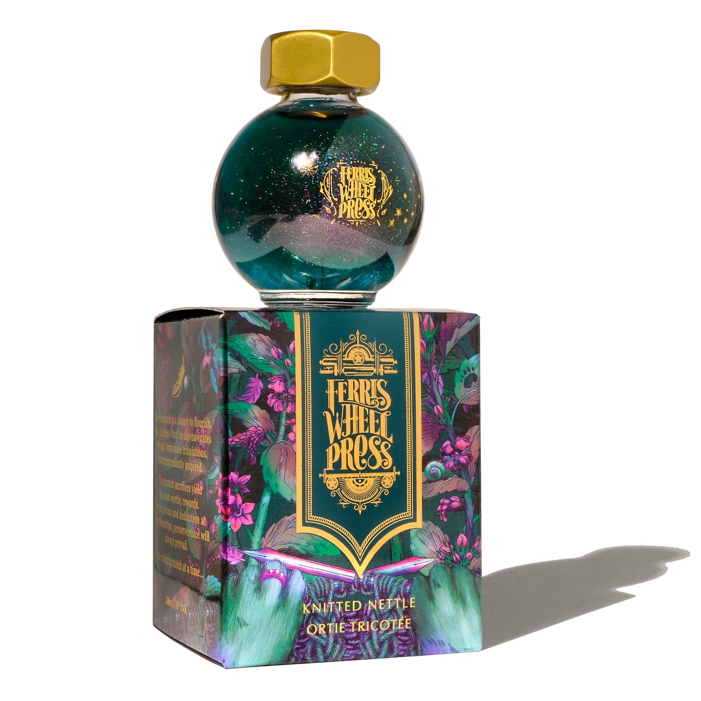 Ferris Wheel Press The Wild Swans - Knitted Nettle (20ml) Bottled Ink