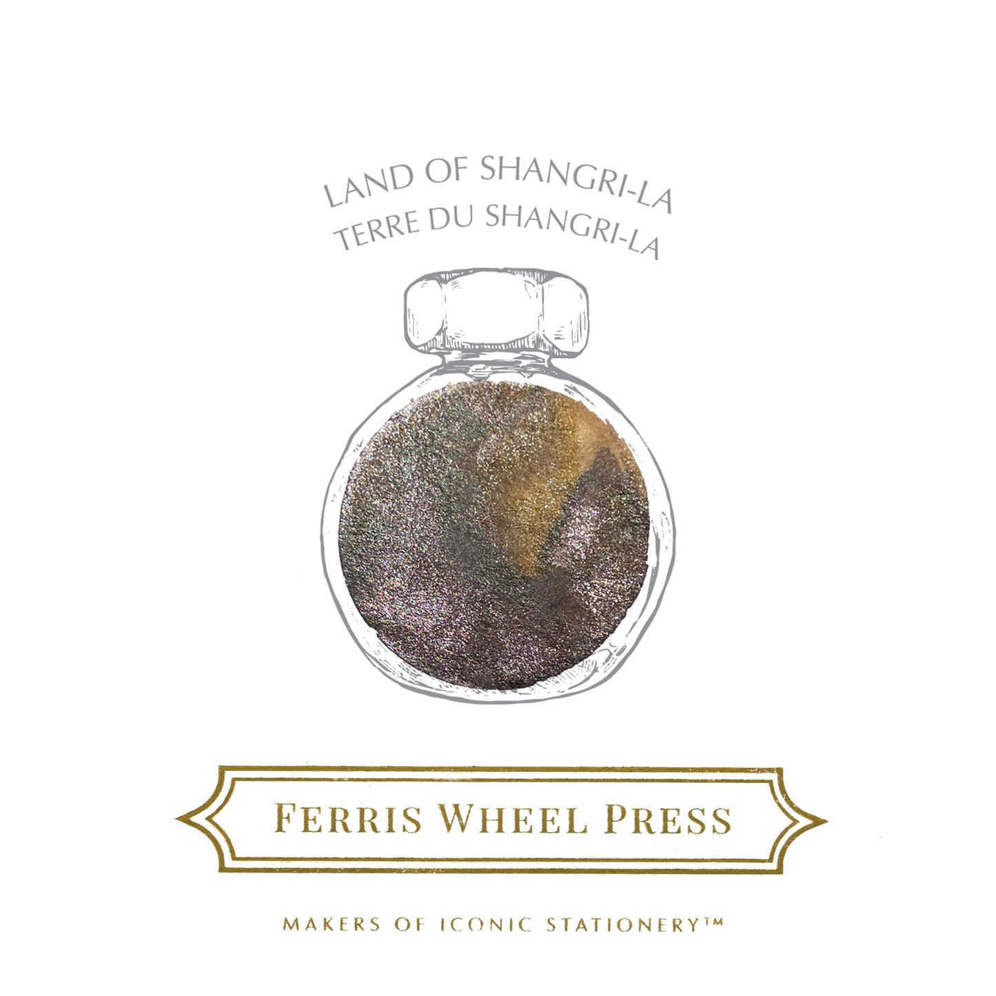 Ferris Wheel Press Curious Collaborations | Land of Shangri-la (38ml) Bottled Ink (Special Edition)