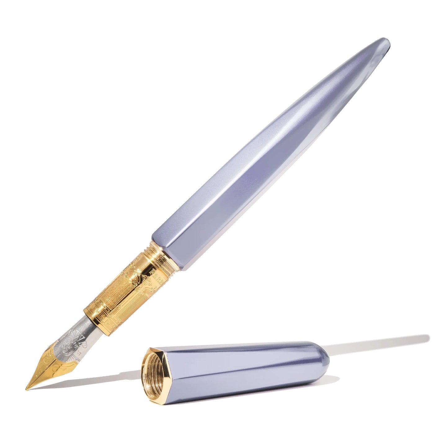 Ferris Wheel Press The Marquise Fountain Pen - Pearl Drop Blue
