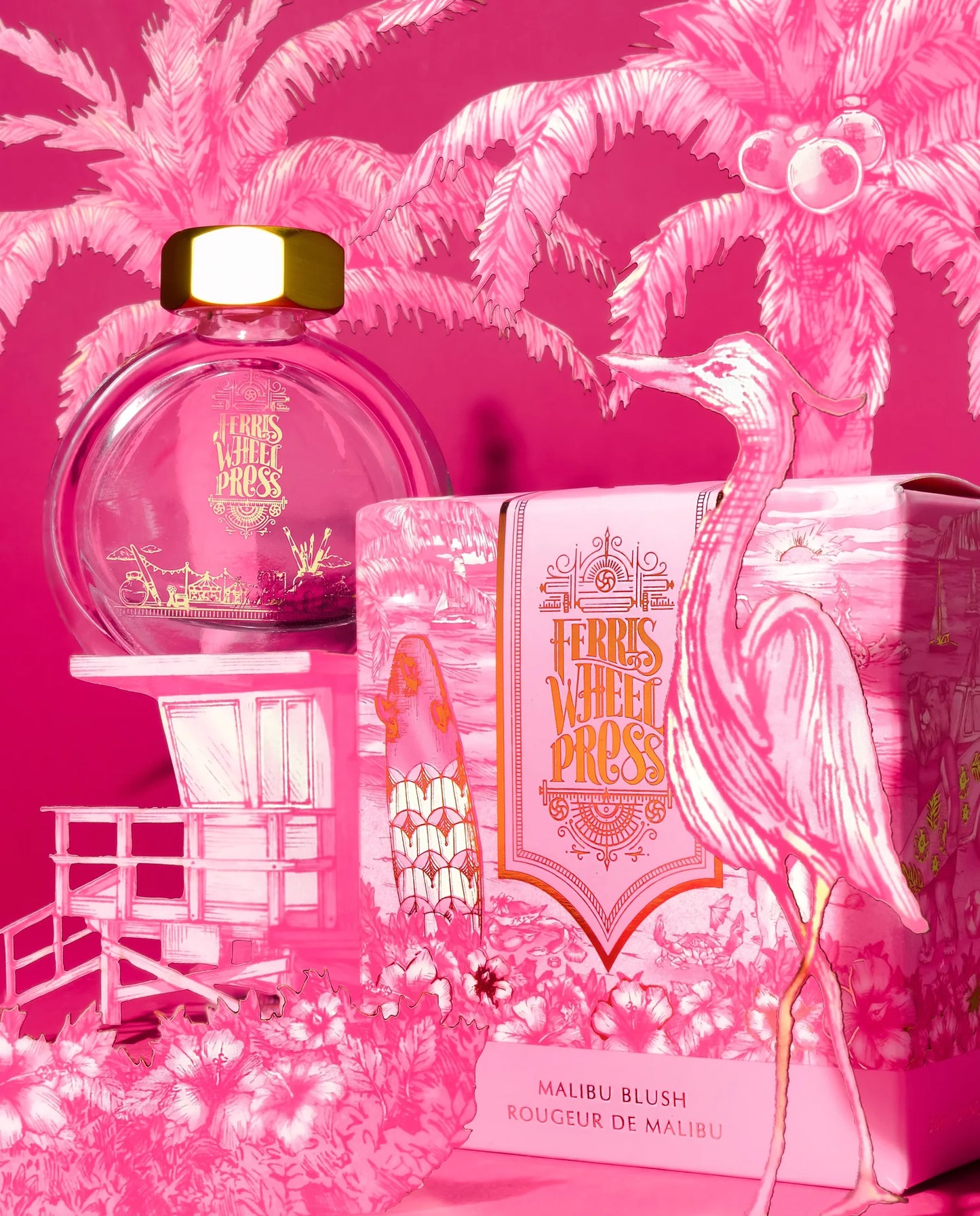 Ferris Wheel Press Malibu Blush (38ml) Bottled Ink