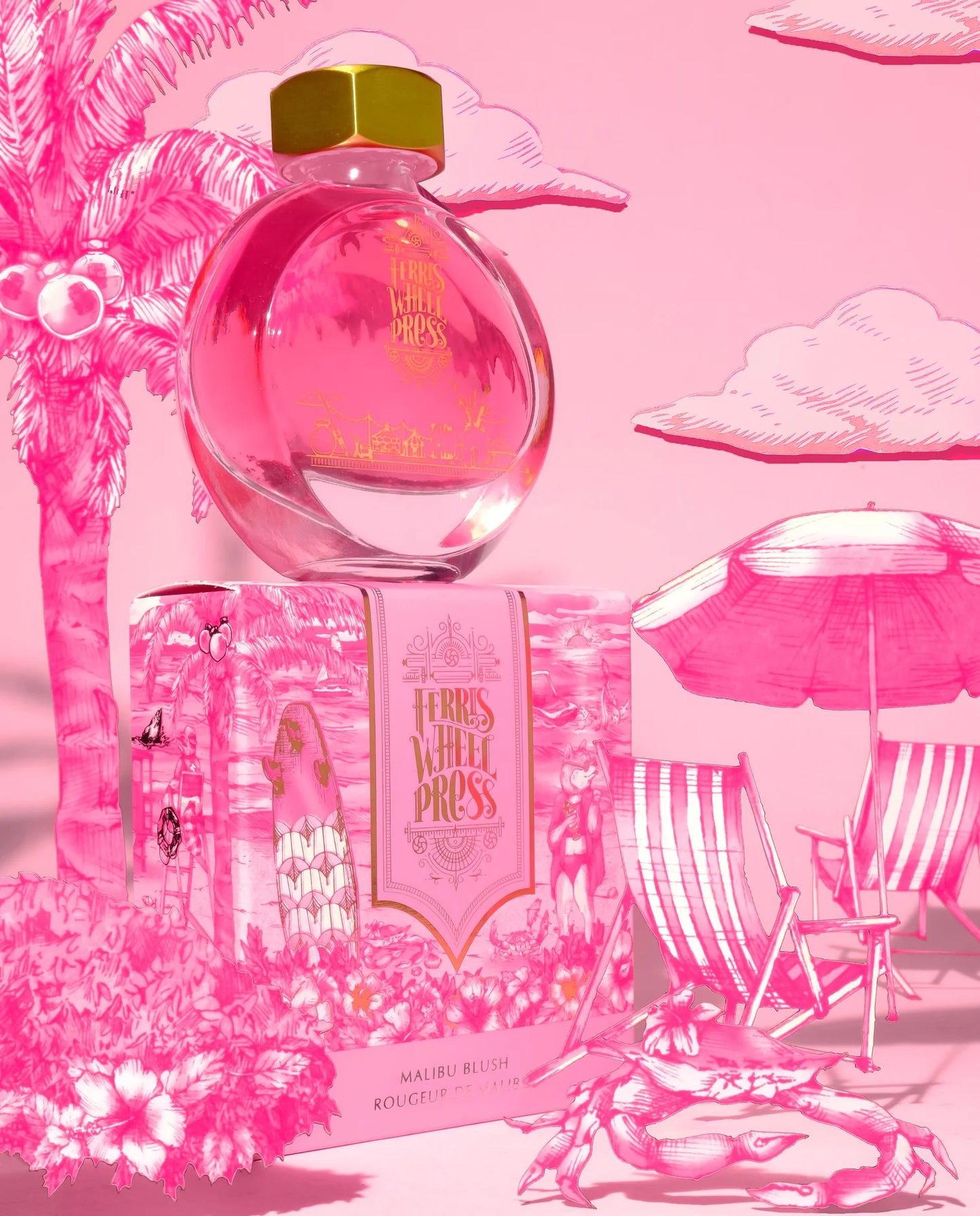 Ferris Wheel Press Malibu Blush (38ml) Bottled Ink