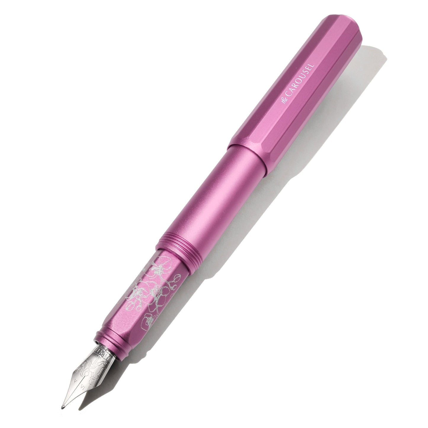Ferris Wheel Press The Carousel Aluminum Fountain Pen - Serpentine Blooms (Special Edition)