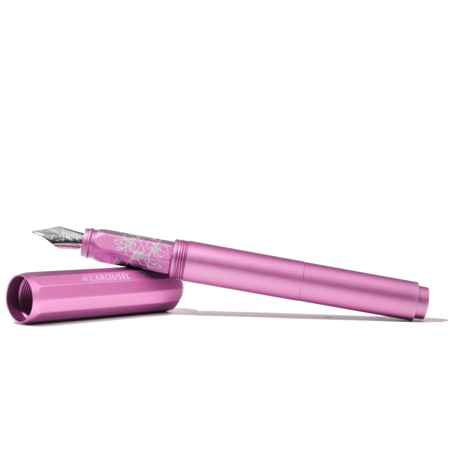 Ferris Wheel Press The Carousel Aluminum Fountain Pen - Serpentine Blooms (Special Edition)