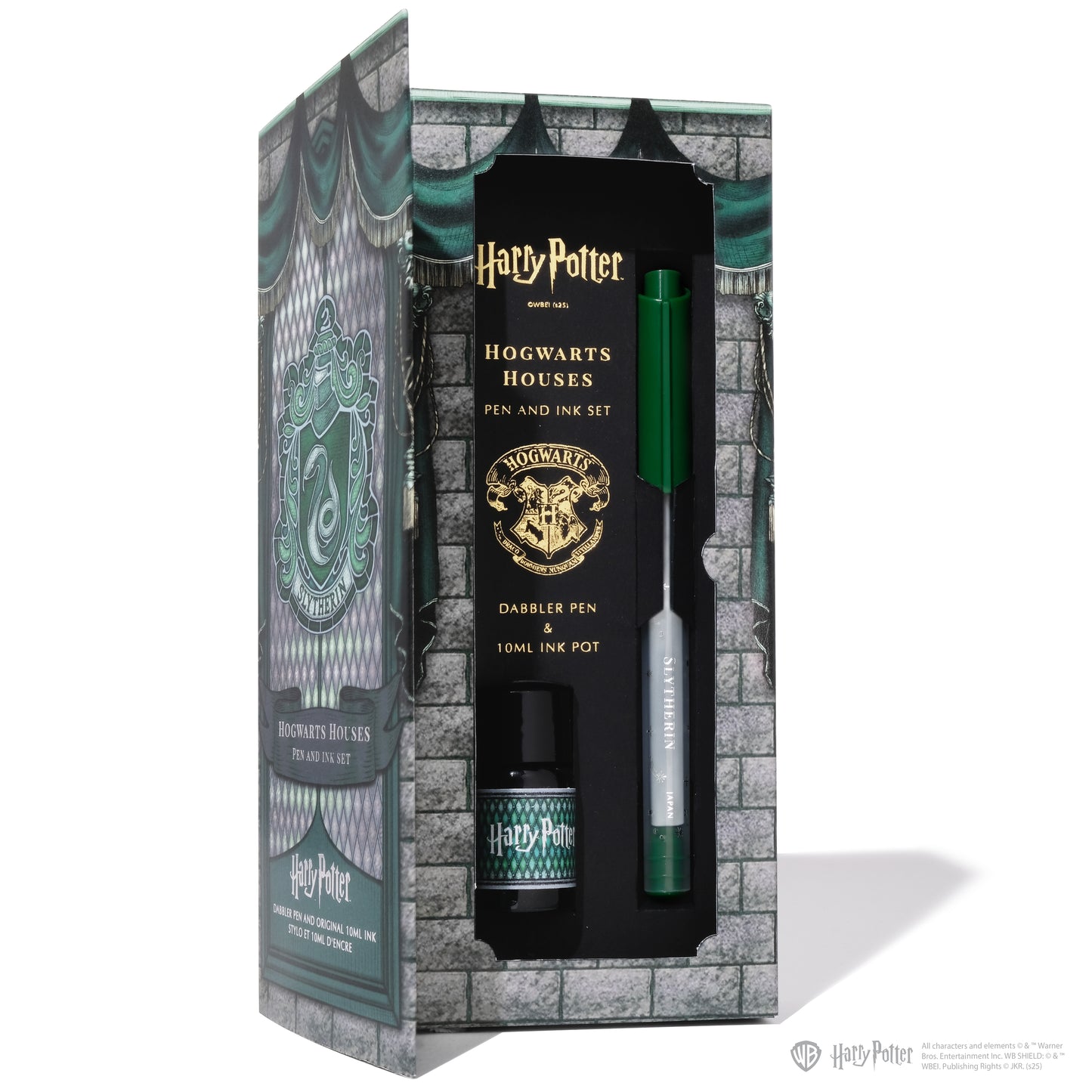 Ferris Wheel Press Harry Potter Dabbler Pen & Ink Writing Set - Houses of Hogwarts: Slytherin