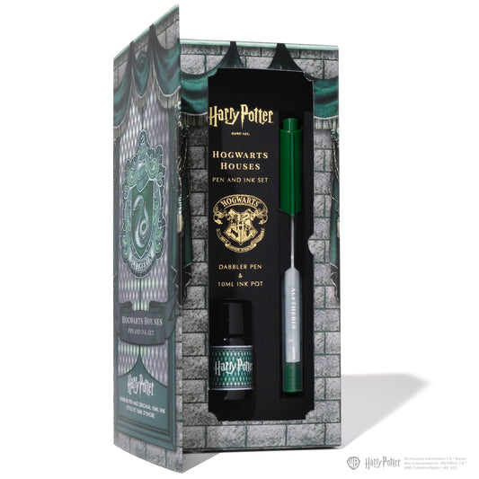 Ferris Wheel Press Harry Potter Dabbler Pen & Ink Writing Set - Houses of Hogwarts: Slytherin
