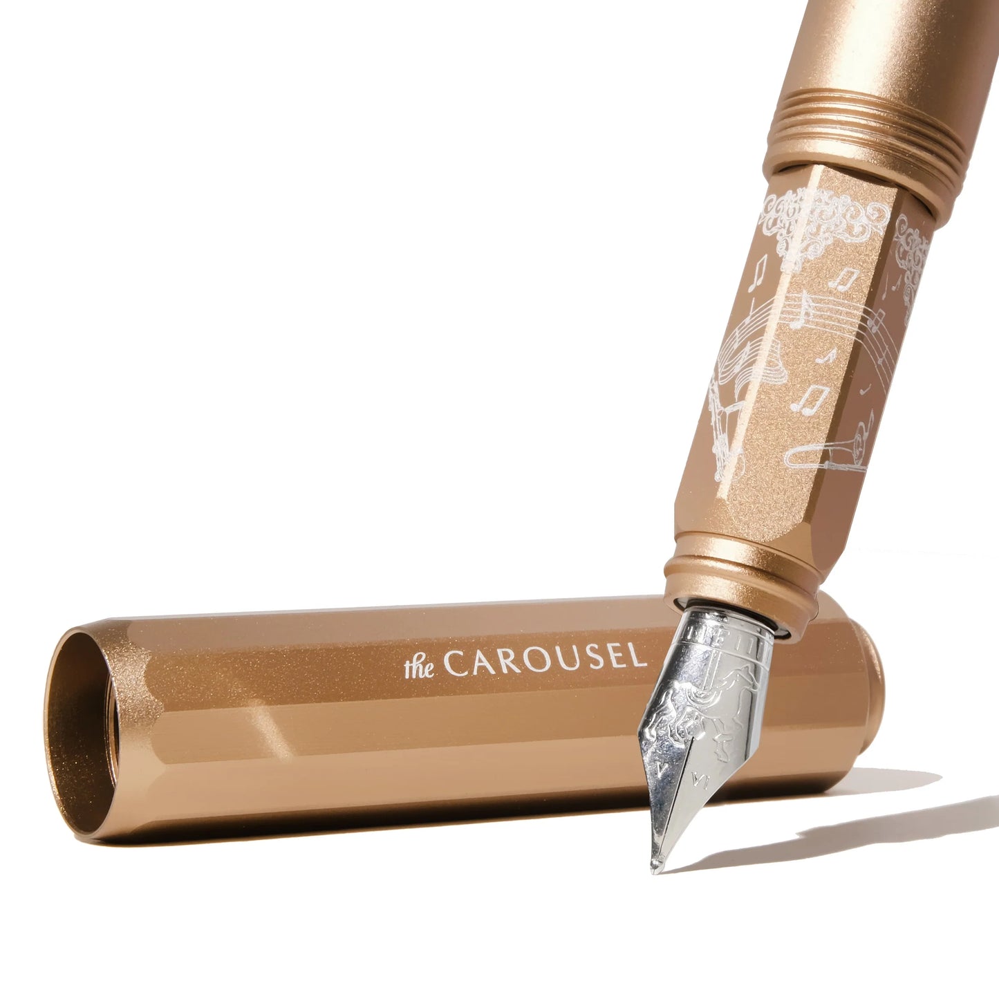 Ferris Wheel Press The Carousel Aluminum Fountain Pen - Terracotta Canyon (Limited Edition)
