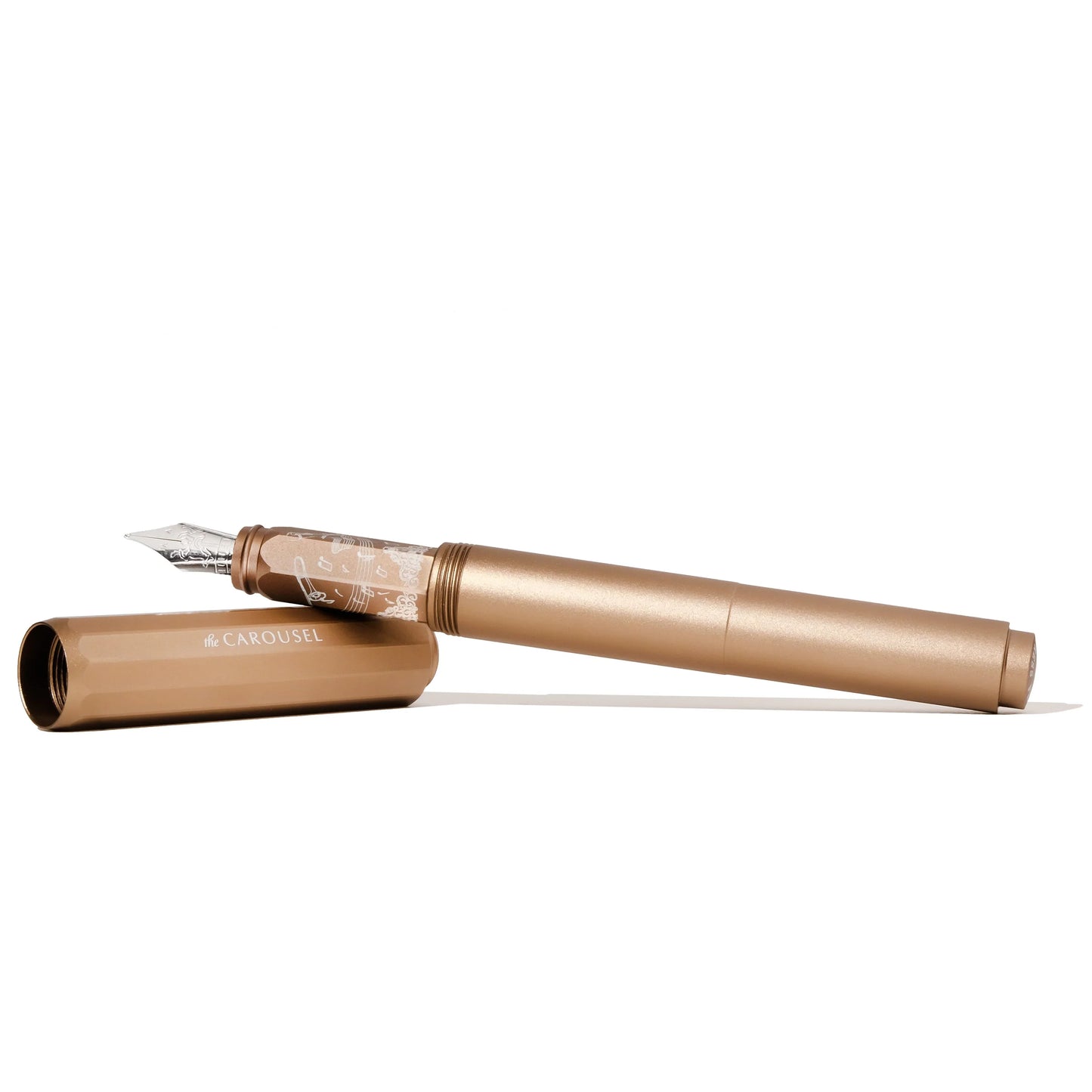 Ferris Wheel Press The Carousel Aluminum Fountain Pen - Terracotta Canyon (Limited Edition)