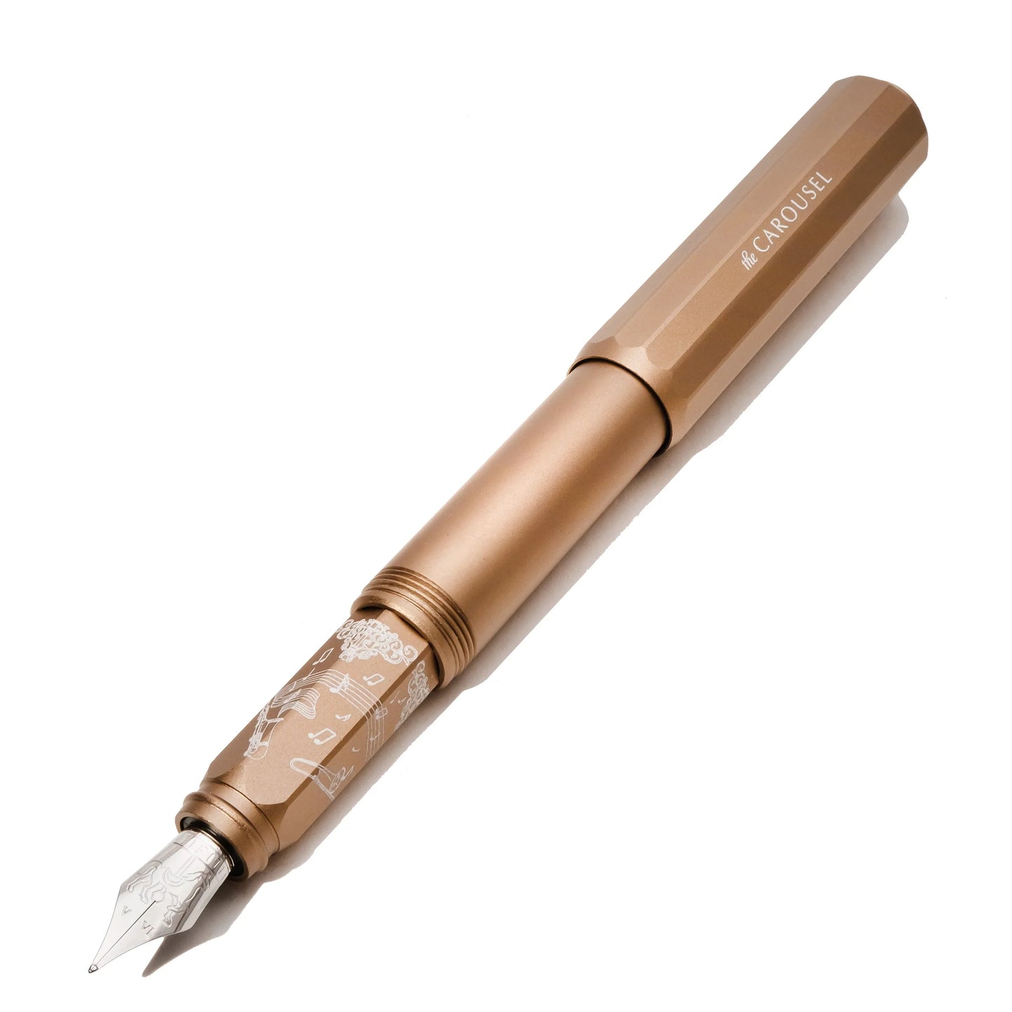 Ferris Wheel Press The Carousel Aluminum Fountain Pen - Terracotta Canyon (Limited Edition)