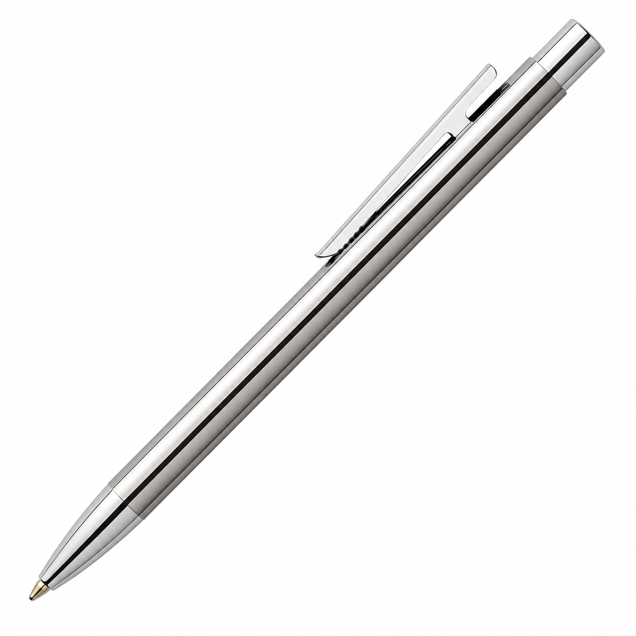 Faber-Castell Neo Slim Ballpoint - Polished Stainless Steel