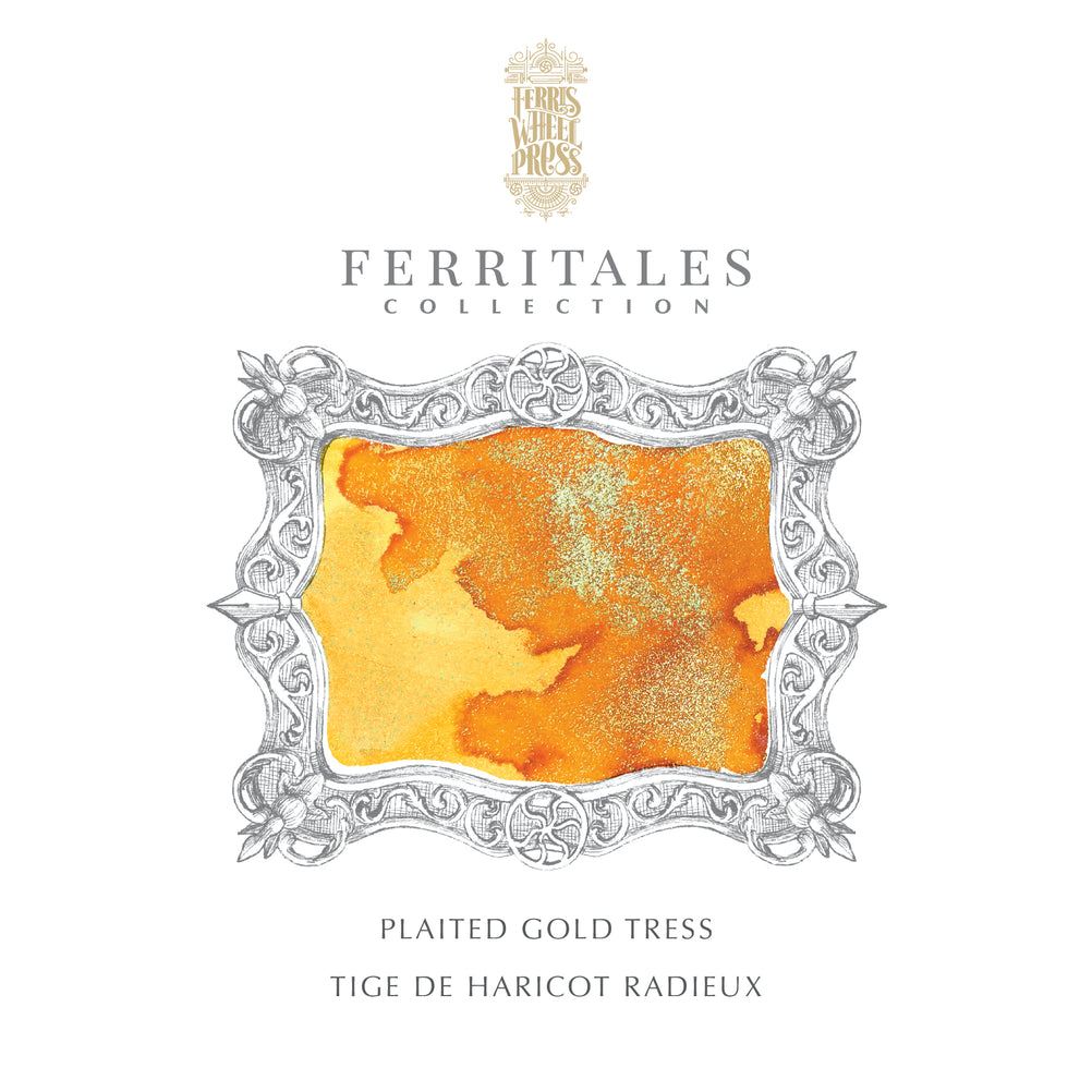 Ferris Wheel Press Plaited Gold Tress (20ml) Bottled Ink - Once Upon a Time