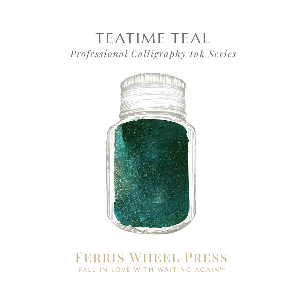 Ferris Wheel Press Teatime Teal Calligraphy (28ml) Bottled Ink