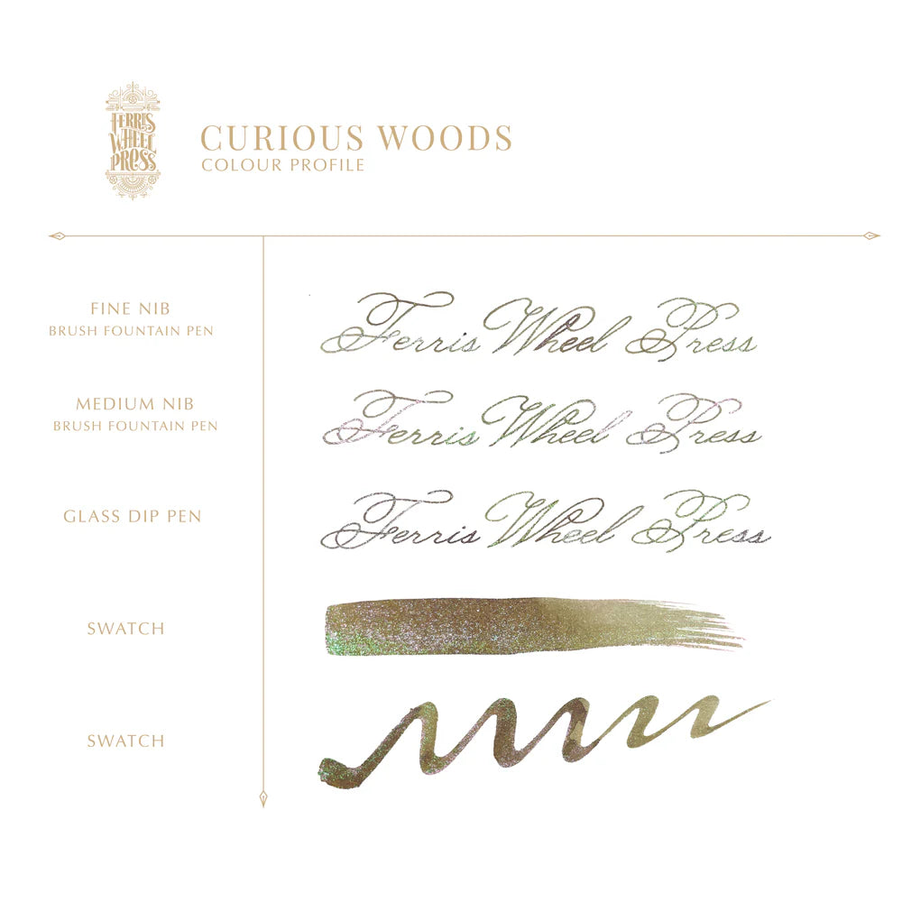 Ferris Wheel Press Curious Woods Bottled Ink (The Three Little Pigs)