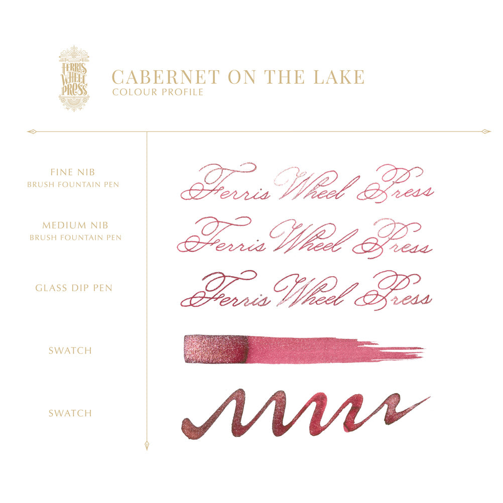 Ferris Wheel Press Cabernet on the Lake (38ml) Bottled Ink