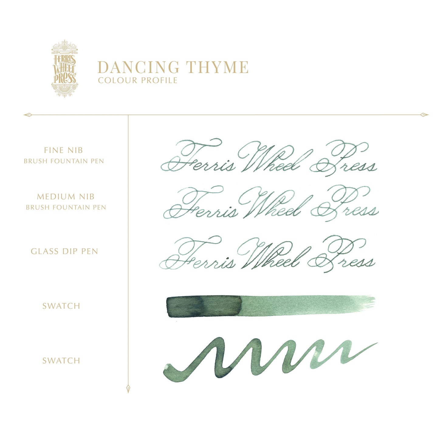Ferris Wheel Press Dancing Thyme (38ml) Bottled Ink