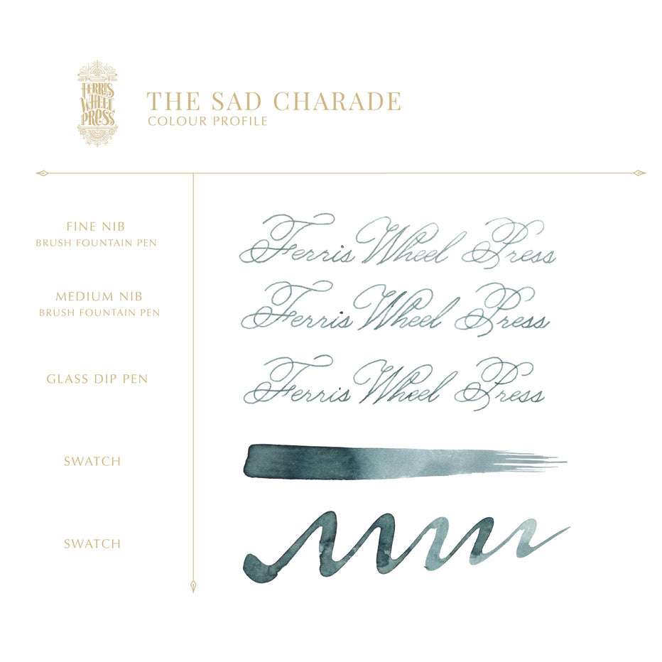 Ferris Wheel Press The Sad Charade (38ml) Bottled Ink