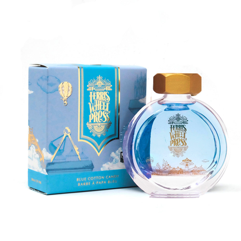 Ferris Wheel Press Blue Cotton Candy (38ml) Bottled Ink (Discontinued)