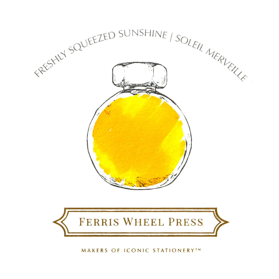 Ferris Wheel Press Freshly Squeezed Sunshine (38ml) Bottled Ink (Discontinued)