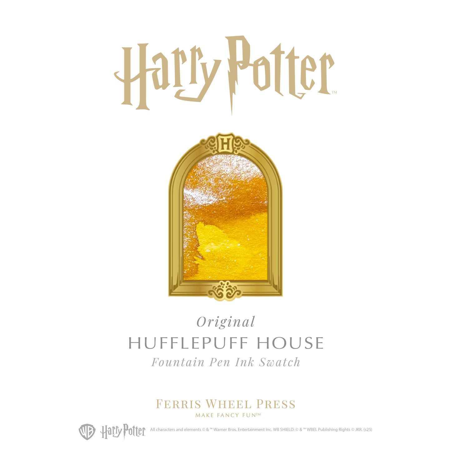 Ferris Wheel Press Harry Potter Hufflepuff House (38ml) Bottled Ink (Limited Edition)