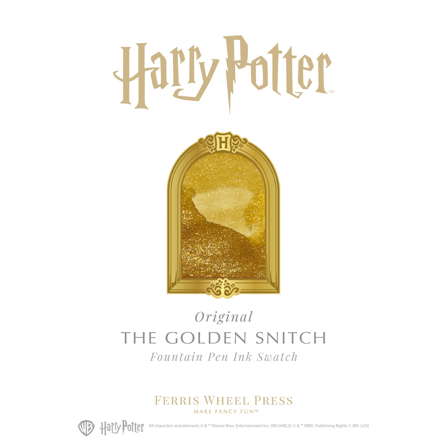 Ferris Wheel Press Harry Potter The Golden Snitch (38ml) Bottled Ink (Limited Edition)