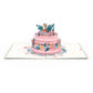 Lovepop Pop-Card - Floral Birthday Cake