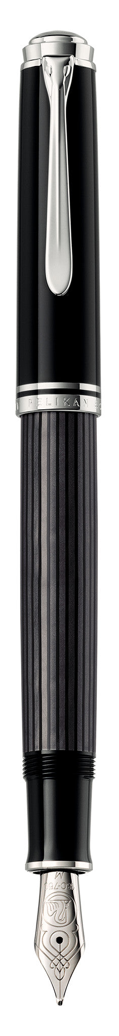 Pelikan Souverän M805 Fountain Pen - Stresemann Anthracite Stripes
