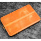 Galen Leather 12 Slot Zippered Magnum Opus Pen Case - Crazy Honey Ochre (with Removable Pen Tray)