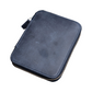 Galen Leather 10 Slot Zippered Pen Case - Crazy Horse Navy