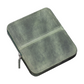 Galen Leather 6 Slot Zippered Magnum Opus Pen Case - Crazy Horse Forest Green