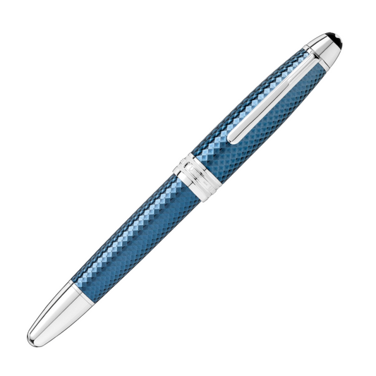 Montblanc Glacier Blue Fountain Pen (Meisterstück Solitaire LeGrand)