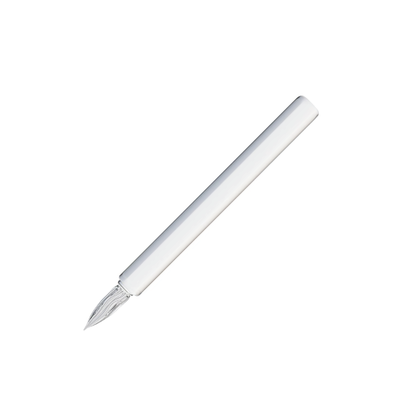 Glass Studio Matsubokkuri Glass Pen - Crystal Short (Medium)