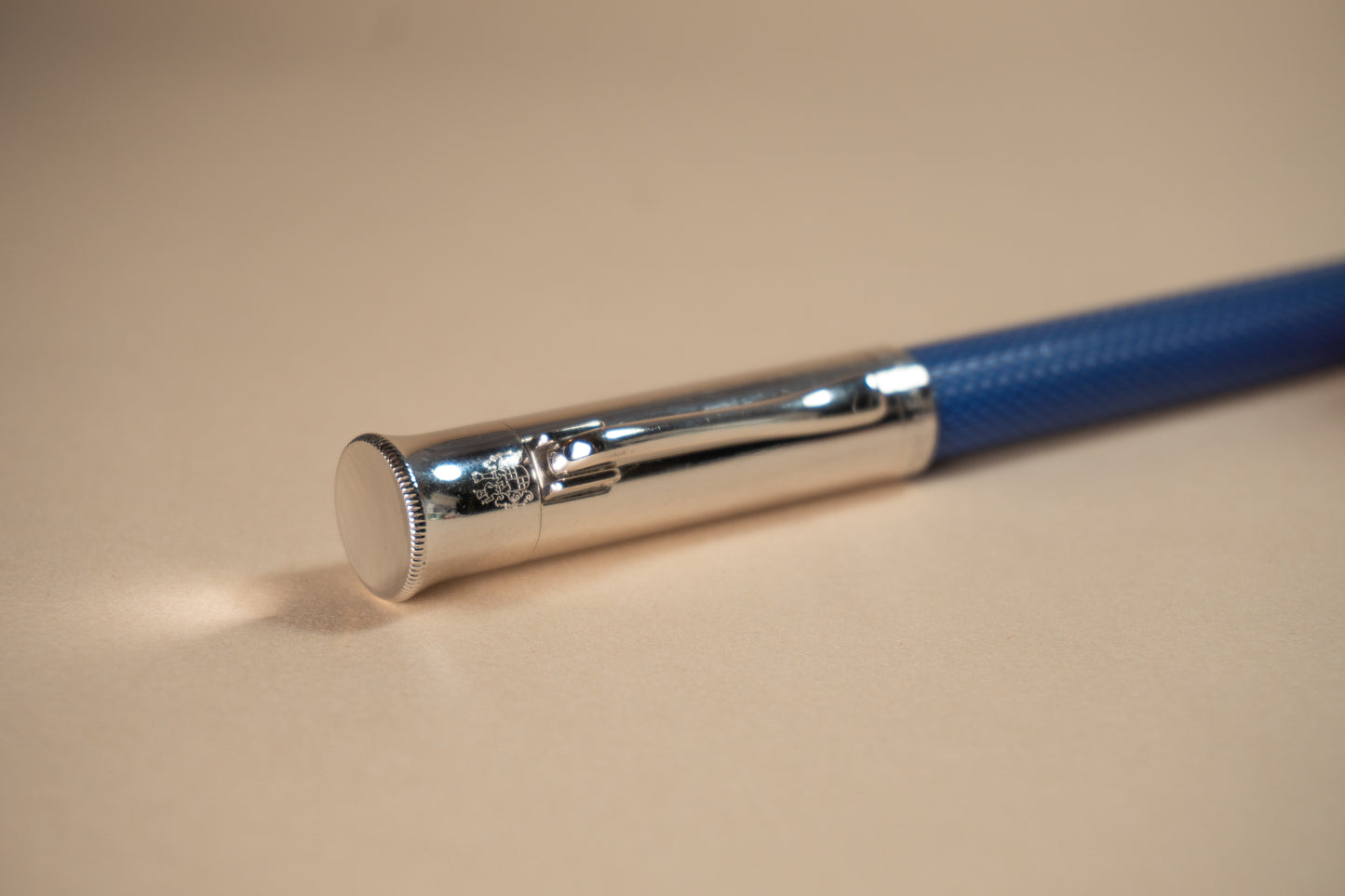 Pre-Owned Graf Von Faber-Castell Blue Guilloche Fountain Pen - Fine