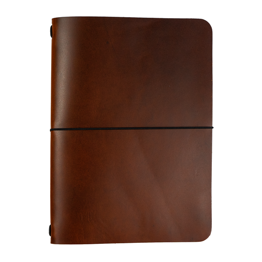 Grit Mercantile Premium A5 Leather Journal Cover - Antique Copper