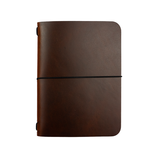 Grit Mercantile Premium A6 Leather Journal Cover - Antique Copper