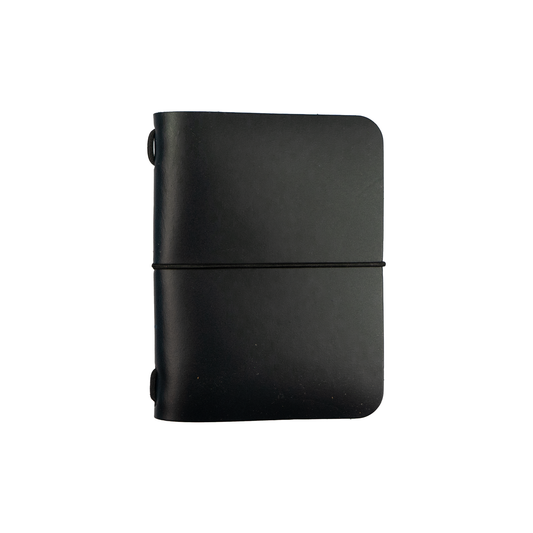 Grit Mercantile Premium A7 Leather Journal Cover - Navy