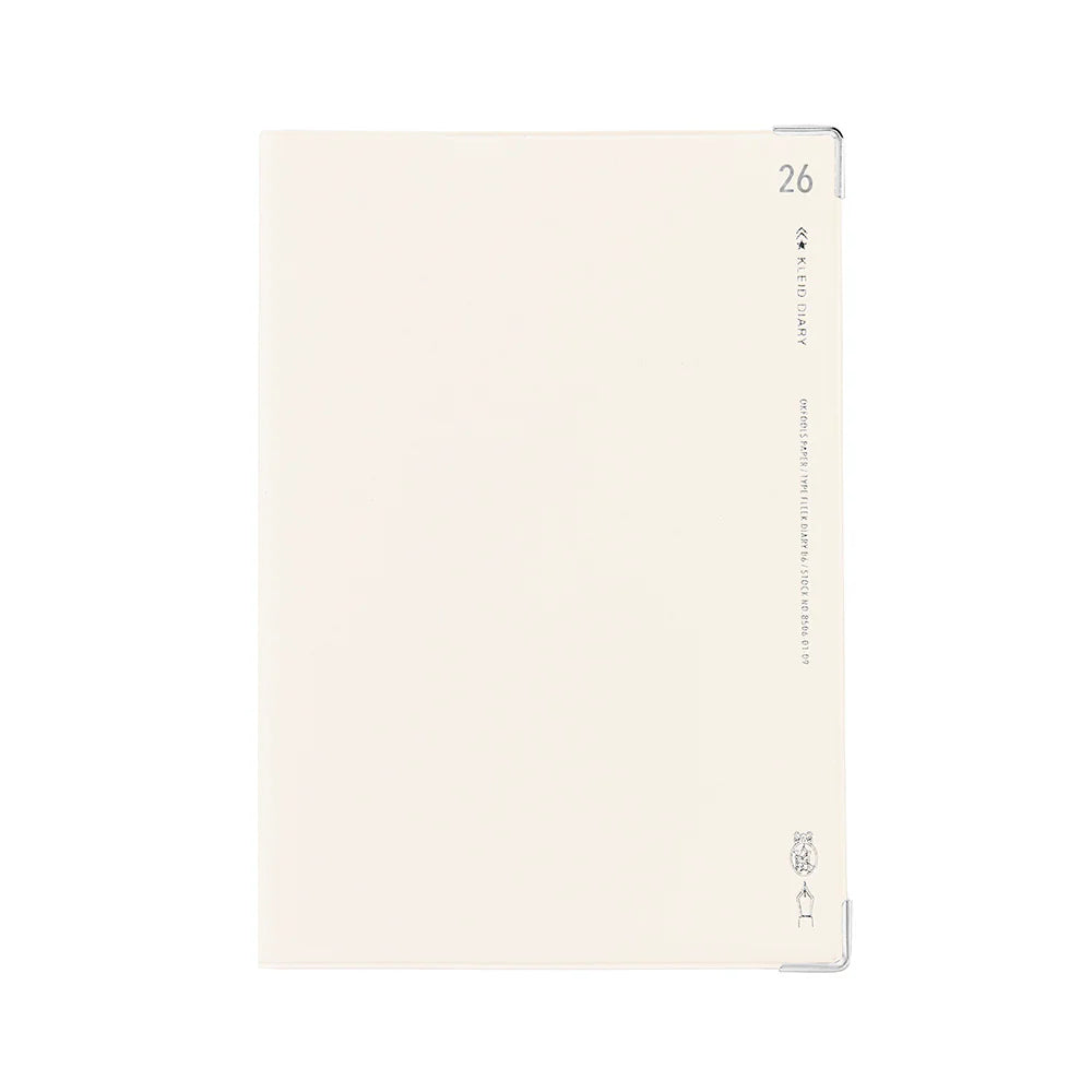 Kleid 2026 Fleek Diary B6 - White